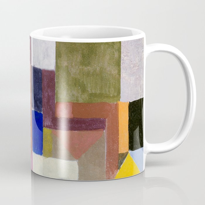Colourful Architecture By Paul Klee  Coffee Mug Gallery Image 1