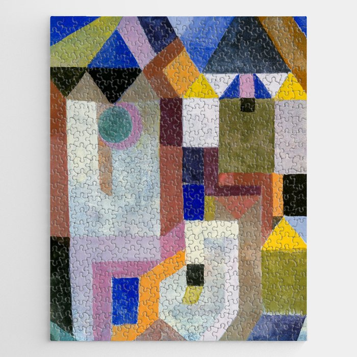 Colourful Architecture By Paul Klee  Jigsaw Puzzle Gallery Image 1