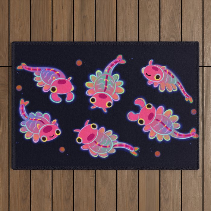 Fairy shrimp Outdoor Rug Gallery Image 1