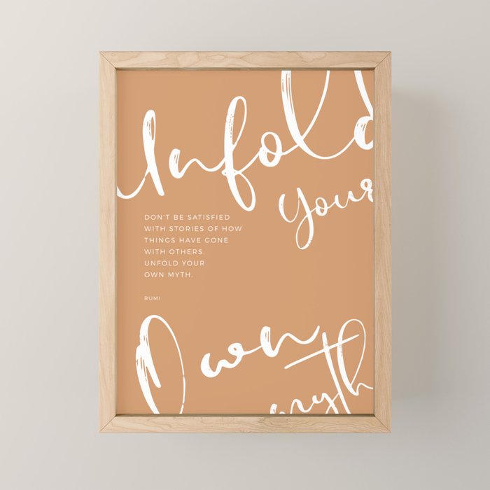 The Four Agreements Fall Colors Mini Art Print Gallery Image 1