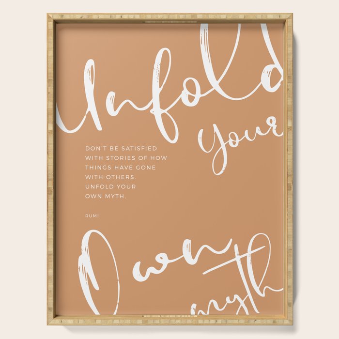 The Four Agreements Fall Colors Serving Tray Gallery Image 1