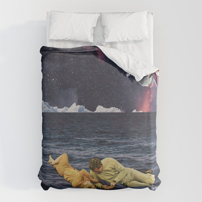 to be Reborn from a sea of Optimism Duvet Cover Gallery Image 1