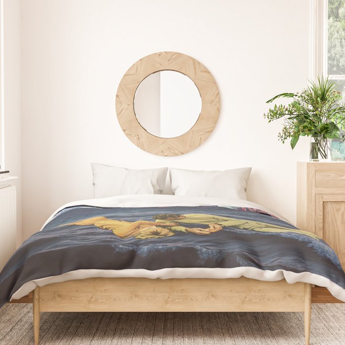 to be Reborn from a sea of Optimism Duvet Cover Gallery Image 3