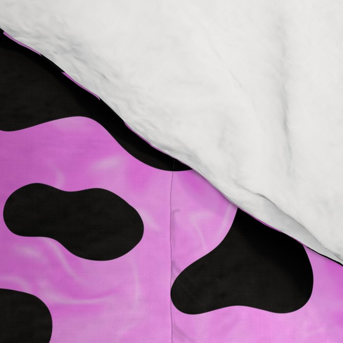 Purple Cow Print Comforter Gallery Image 4