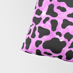 Purple Cow Print Pillow Sham Gallery Image 4