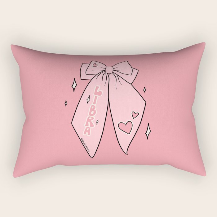 Libra Bow Rectangular Pillow Gallery Image 2