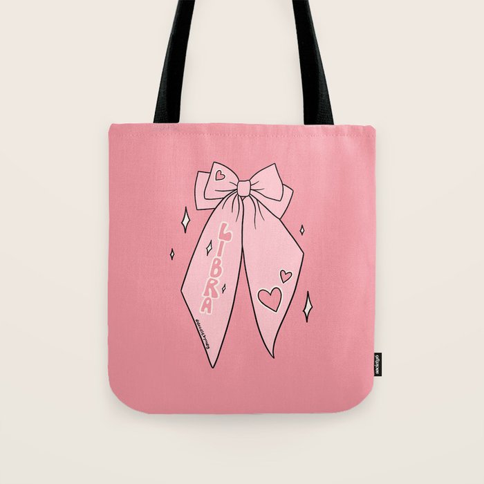 Libra Bow Tote Bag Gallery Image 1