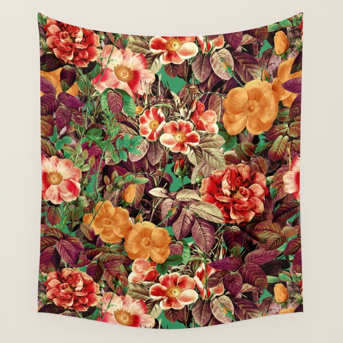 Vintage Exotic Forest Wall Tapestry Gallery Image 4