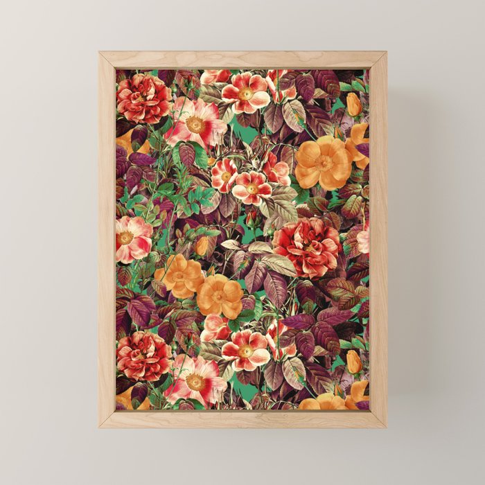 Vintage Exotic Forest Mini Art Print Gallery Image 1