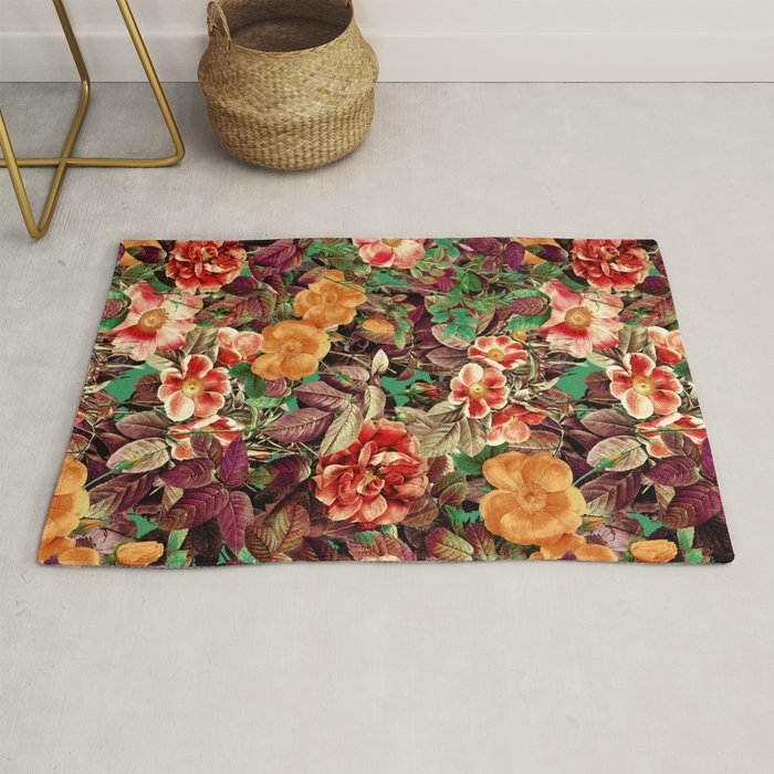Vintage Exotic Forest Rug Gallery Image 1