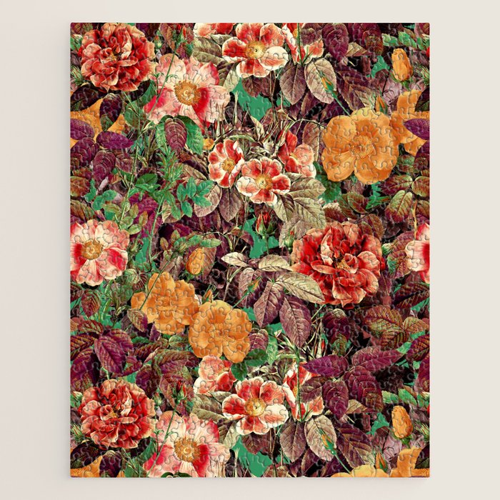 Vintage Exotic Forest Jigsaw Puzzle Gallery Image 1