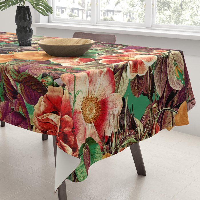 Vintage Exotic Forest Tablecloth Gallery Image 3