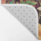 Vintage Exotic Forest Bath Mat Gallery Image 2