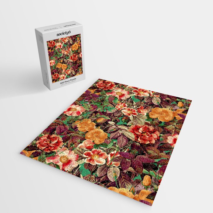 Vintage Exotic Forest Jigsaw Puzzle Gallery Image 2