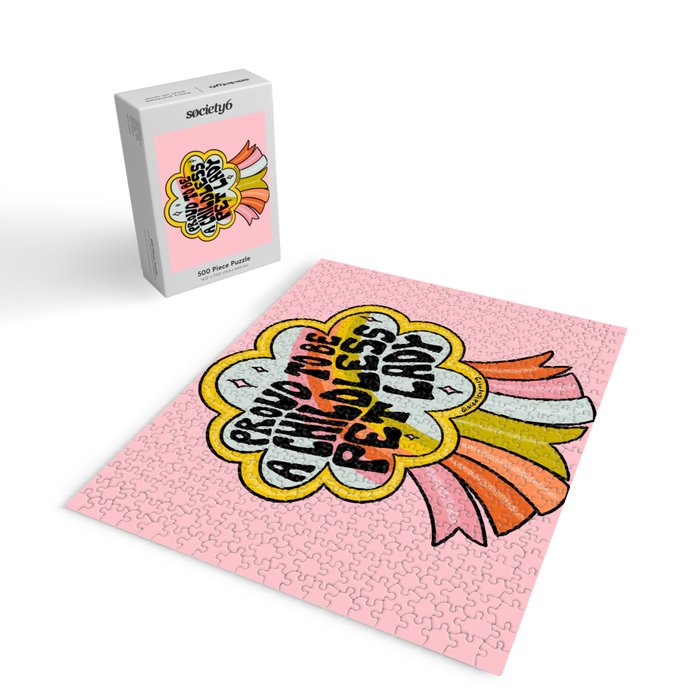 Proud To Be A Childless Pet Lady Jigsaw Puzzle Gallery Image 2