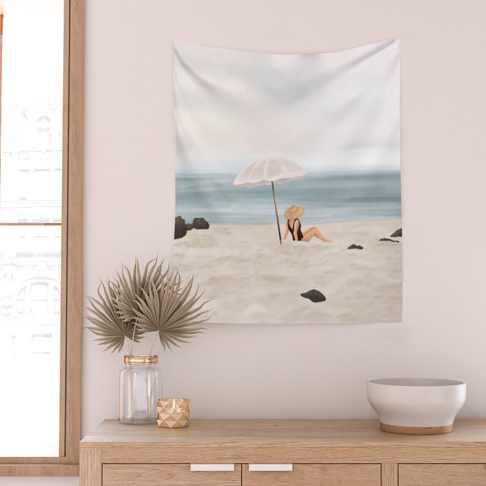 Beach Morning II Wall Tapestry Gallery Image 2