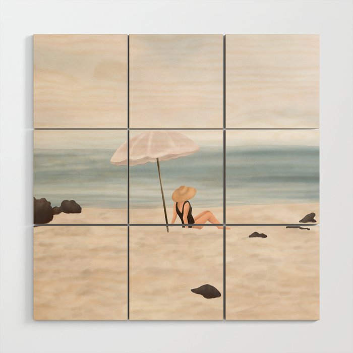 Beach Morning II Wood Wall Art Gallery Image 1
