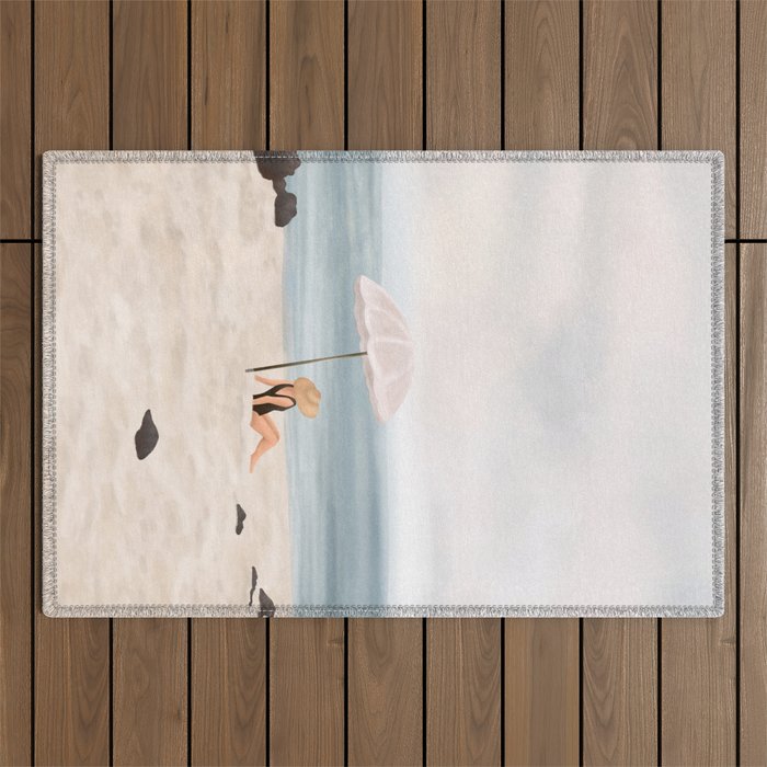 Beach Morning II Outdoor Rug Gallery Image 1