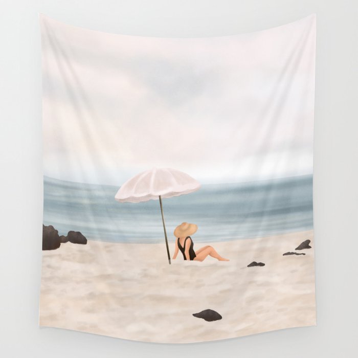 Beach Morning II Wall Tapestry Gallery Image 1