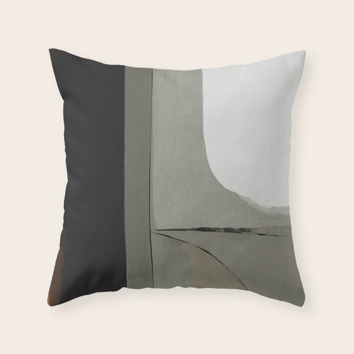Abstract Calm Throw Pillow Gallery Image 6