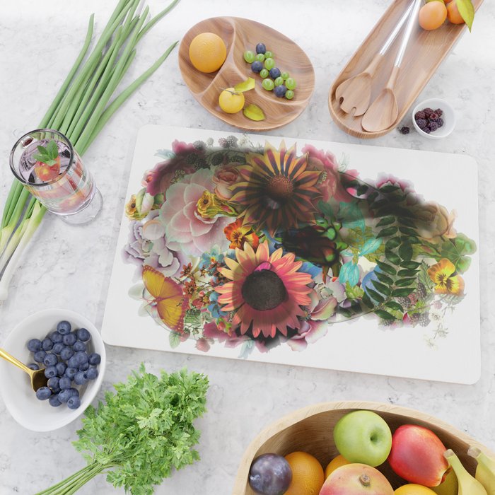 Skull 2 R Cutting Board Gallery Image 2