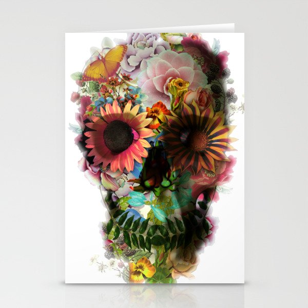 Skull 2 R Stationery Card Gallery Image 2