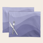 Abstract Color Waves Very Peri Placemat Gallery Image 1