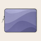 Abstract Color Waves Very Peri Laptop Sleeve Gallery Image 1