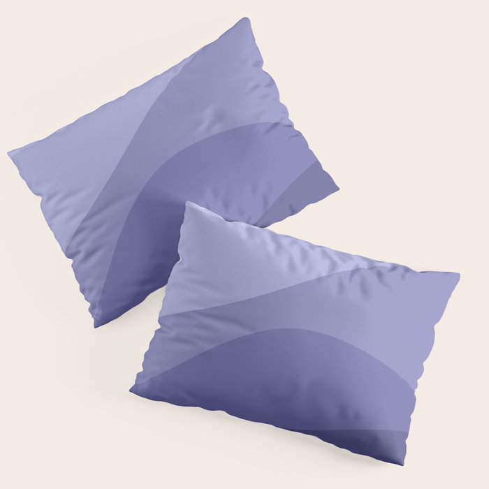 Abstract Color Waves Very Peri Pillow Sham Gallery Image 3