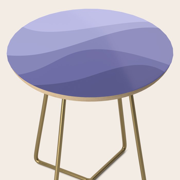 Abstract Color Waves Very Peri Side Table Gallery Image 2