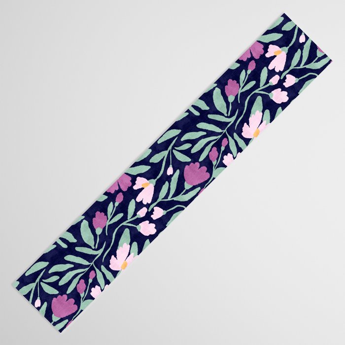 Pink Midnight Bloom Table Runner Gallery Image 3