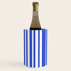  Classic Stripes XXXIV - Bright Blue Wine Chiller Gallery Image 1