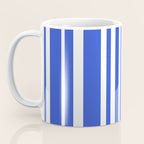  Classic Stripes XXXIV - Bright Blue Coffee Mug Gallery Image 3