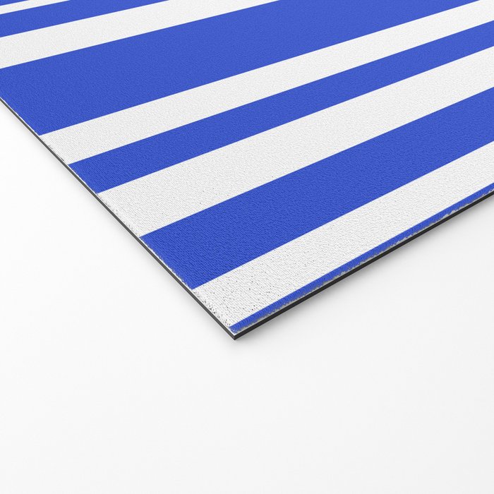  Classic Stripes XXXIV - Bright Blue Welcome Mat Gallery Image 2