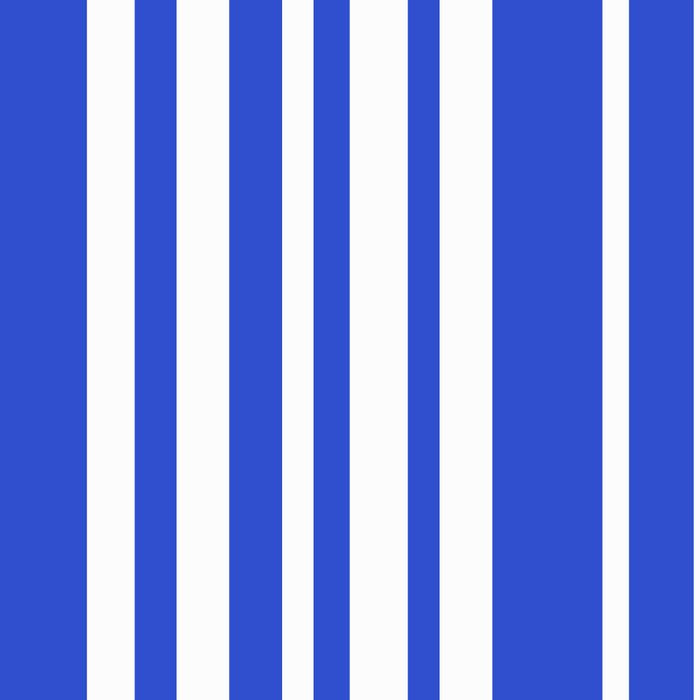  Classic Stripes XXXIV - Bright Blue Coffee Mug Gallery Image 2