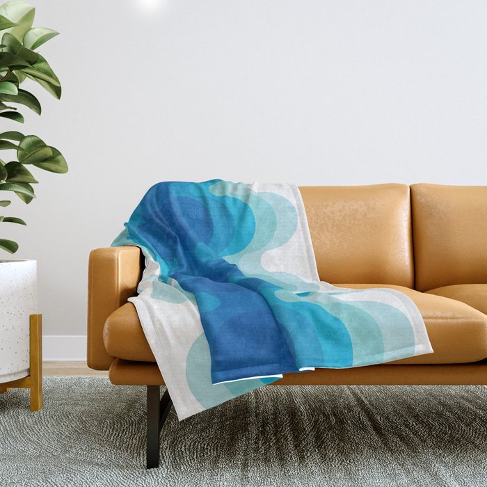 Ocean Echo In Throw Blanket Gallery Image 1