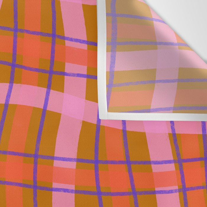 Plaid two Wall Tapestry Gallery Image 3