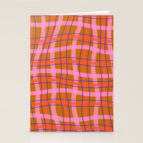 Plaid two Stationery Card Gallery Image 1