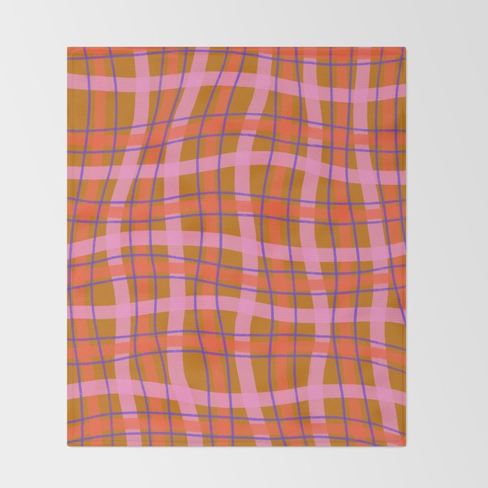 Plaid two Throw Blanket Gallery Image 2