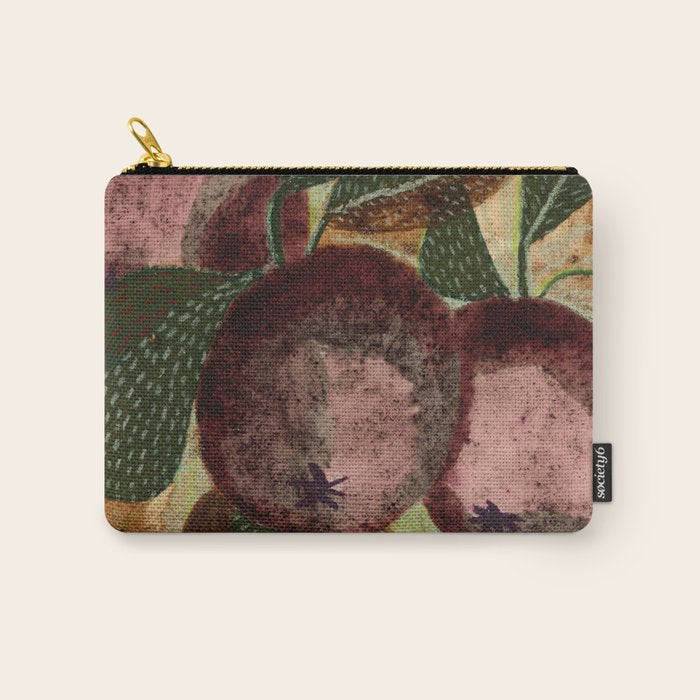 Fall Apple Orchard Painting in Red Delicious Carry All Pouch Gallery Image 1