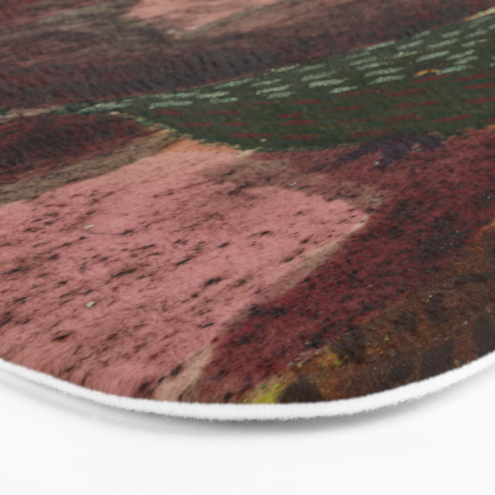Fall Apple Orchard Painting in Red Delicious Bath Mat Gallery Image 3