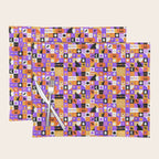 Geometric halloween mosaic pattern Placemat Gallery Image 1