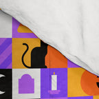 Geometric halloween mosaic pattern Comforter Gallery Image 4
