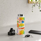 Abstract Mod Art Shapes Pattern Water Bottle Gallery Image 4