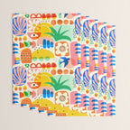 Abstract Mod Art Shapes Pattern Wrapping Paper Gallery Image 3