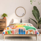 Abstract Mod Art Shapes Pattern Comforter Gallery Image 3