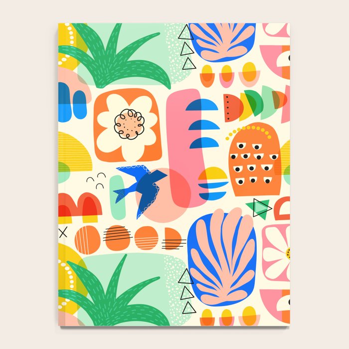 Abstract Mod Art Shapes Pattern Notebook Gallery Image 4