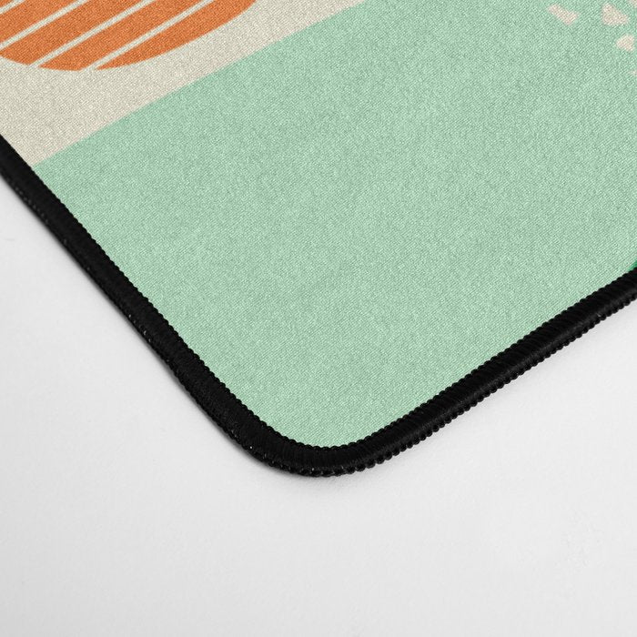 Abstract Mod Art Shapes Pattern Desk Mat Gallery Image 4