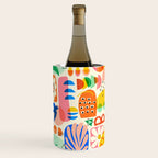 Abstract Mod Art Shapes Pattern Wine Chiller Gallery Image 2