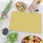 Butter Yellow Solid Color Cutting Board Gallery Image 2